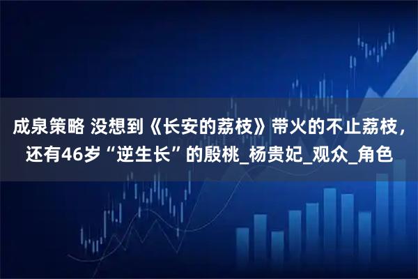 成泉策略 没想到《长安的荔枝》带火的不止荔枝，还有46岁“逆生长”的殷桃_杨贵妃_观众_角色